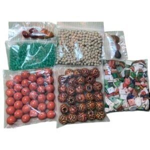 Mixed Craft Beads Set Round & Assorted Colors DIY Jewelry Crafts